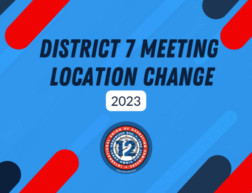 District 7 Meeting Location Change for 2023